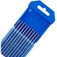 TEN-HIGH tig Electrodos de tungsteno Electrodos de soldadura- cerio 2% gris- Para soldar acero inoxidable- 1 mm x 150 mm